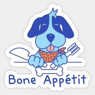 Bone Appétit Sticker